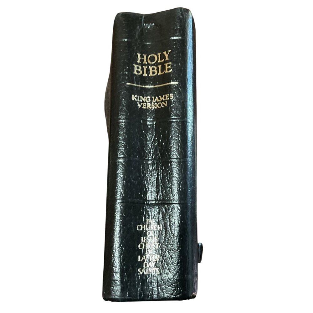 The Holy Bible King James 1979 Church Of Jesus Christ Of LDS Leather Cover